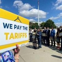 Small business owners gathered in Washington to raise concern over US President Donald Trump's tariffs and their impact on companies