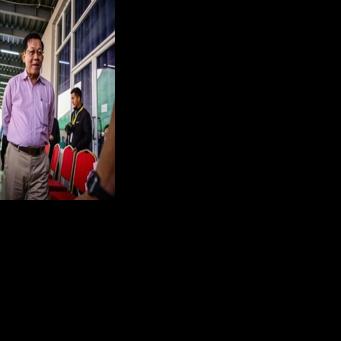 Military chief Min Aung Hlaing visits a polling station during the third and final phase of Myanmar's general election in Mandalay on January 25. The decision by the top brass to cloak its command in civilian dress means ceding some of the junta…