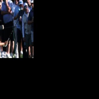 Sweden's Ludvig Aberg fired a nine-under par 63 to grab the lead after the second round of the US PGA Players Championship