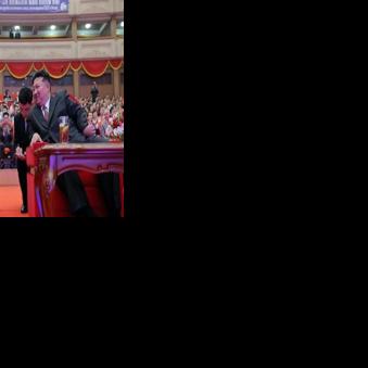 The images of Kim mourning the fallen soldiers were broadcast as part of an event in Pyongyang attended by Russian Culture Minister Olga Lyubimova