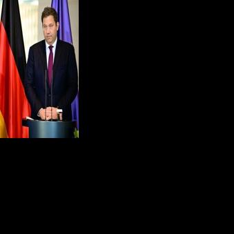 German Chancellor Friedrich Merz and German Finance Minister Lars Klingbeil at a meeting to help the struggling steel sector