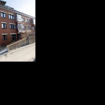 The suspect appeared in the district court building in Harnosand, Sweden