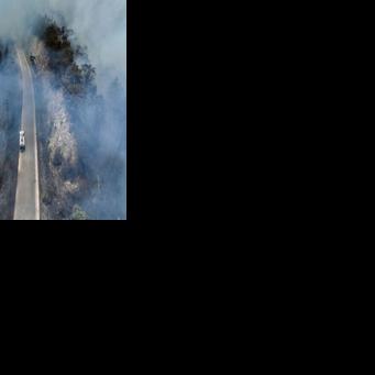 The fires have hit Syria's coastal mountains, burning vast areas of forest