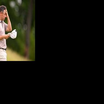 Second-ranked Rory McIlroy of Northern Ireland struggled to a four-over par 74 to stand on 10-over 220 after 54 holes at the US Open at Oakmont
