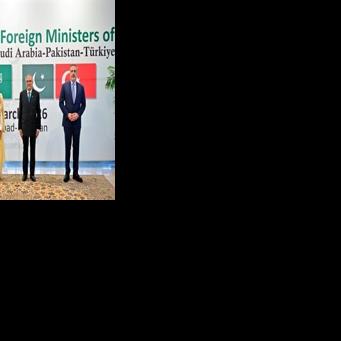 Foreign ministers from Pakistan, Saudi Arabia, Egypt and Turkey met in Islamabad