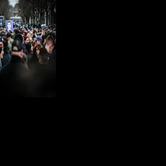 More than 3,000 people marched in Lyon on Saturday in tribute to Deranque