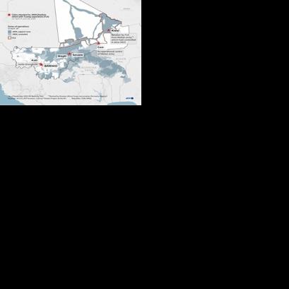 Mali: jihadist and Tuareg attacks on the junta's strategic positions