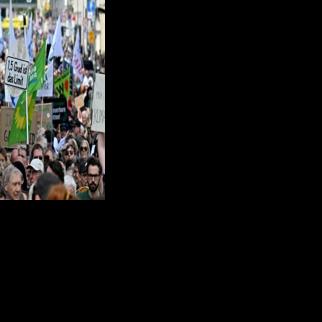 Climate protesters say Germany's ruling coalition is slowing down the green transition