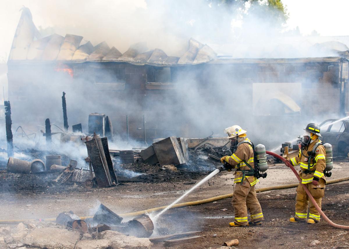 Fire engulfs barns in Newton The Herald Journal