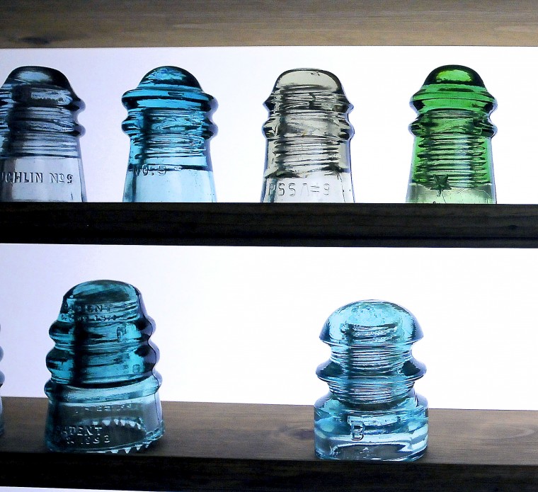 The glass menagerie Providence man shows off colorful insulator