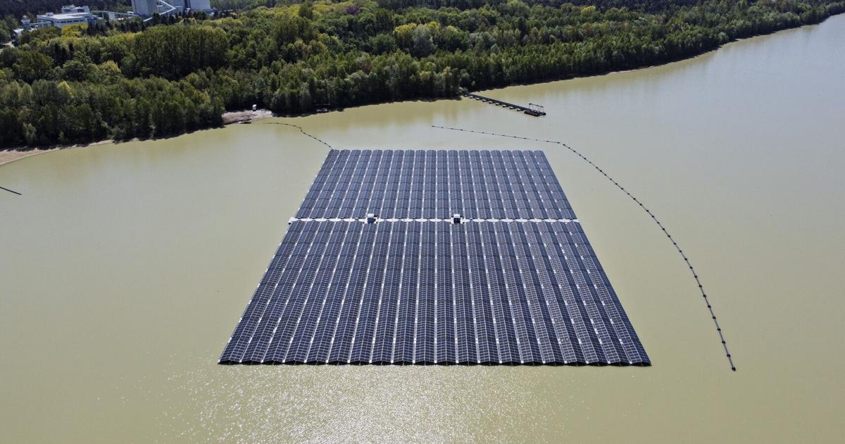 Long popular in Asia, floating solar catches on in US