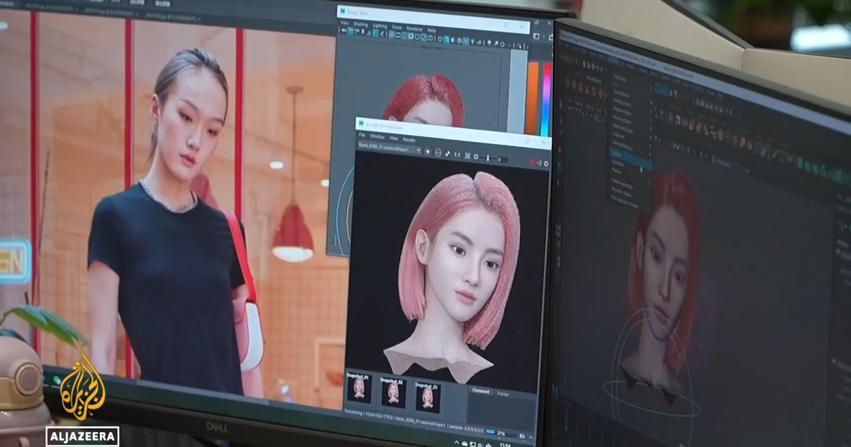 Computer-generated 'people' used for commercials and promotions in China