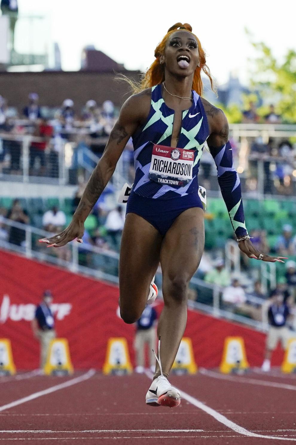 Photos Sha'Carri Richardson's race at the US Olympic Trials Sports