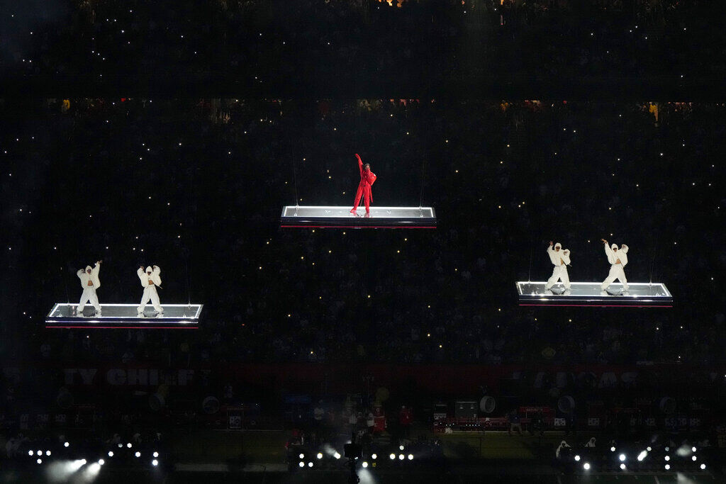 Rihanna Delivers Soaring Super Bowl Halftime Performance