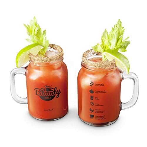 Final Touch Bloody Mary Mason Jar Mugs