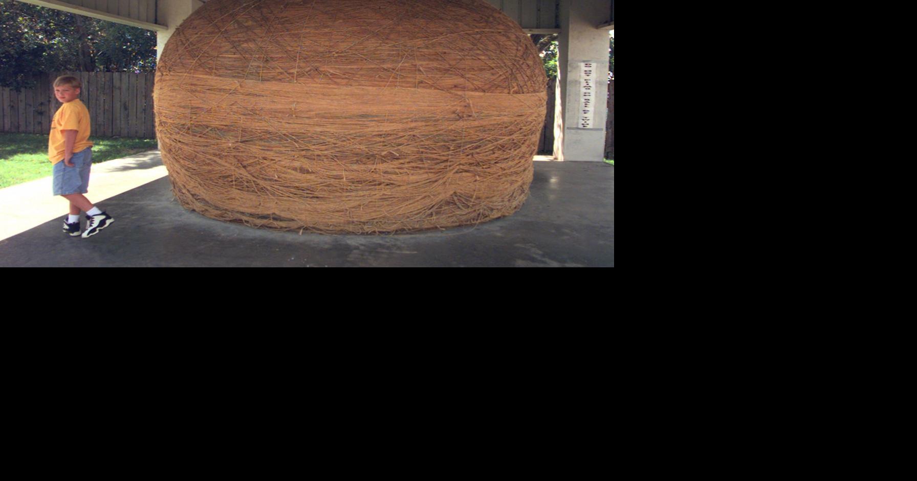 World's Largest Ball of Twine Cawker City, Kansas or Darwin, Minnesota