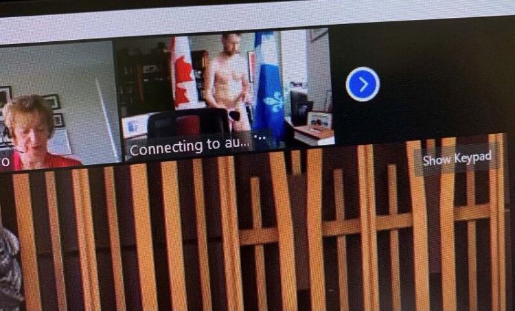 Canadian lawmaker caught naked during a video conference 