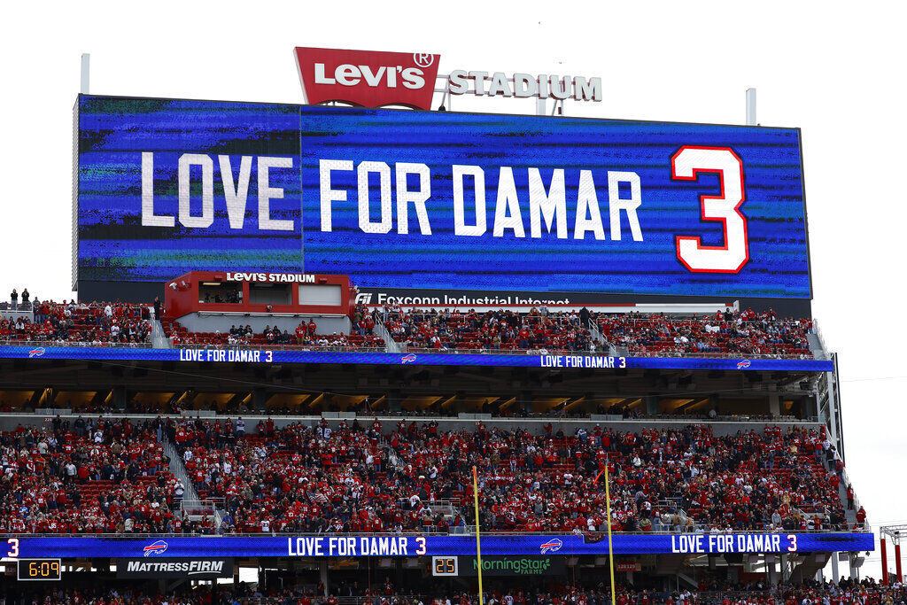 Photos of Damar Hamlin tributes spotted at Bengals vs. Ravens tailgate