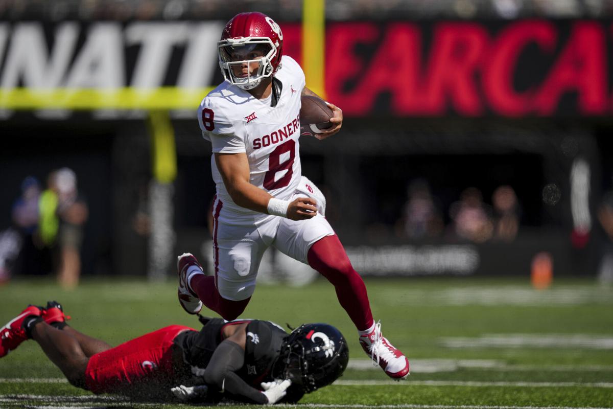 No. 20 Oklahoma gives rude Big 12 to Cincinnati