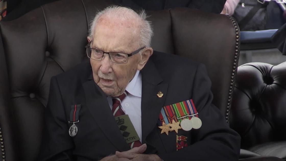 Captain Sir Tom Moore in hospital after testing positive ...