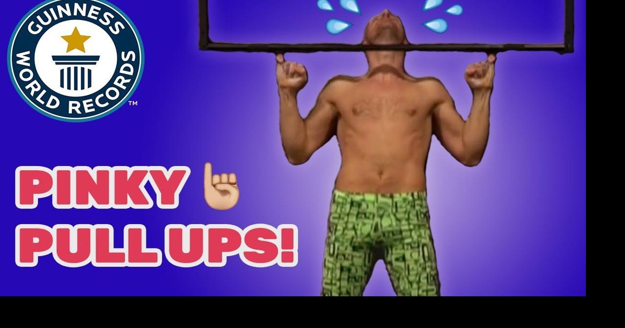 Most consecutive pinky pull ups