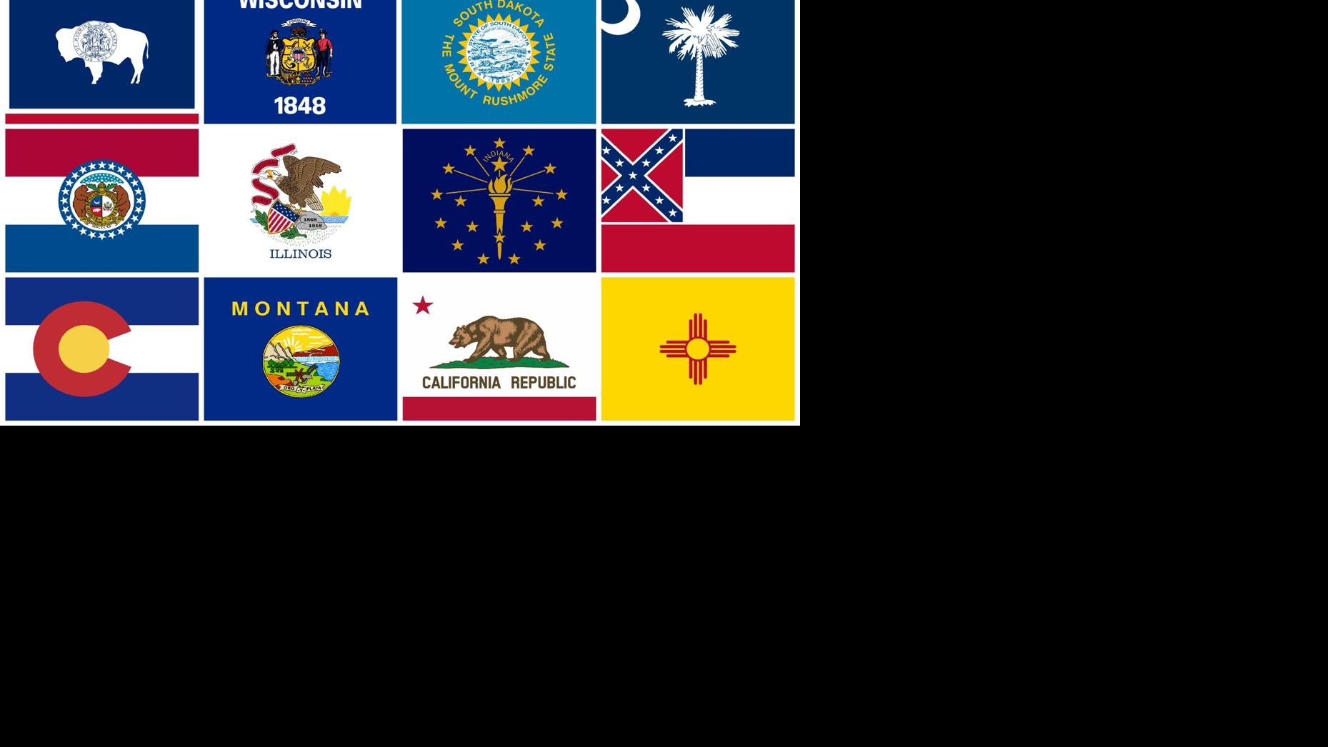 From first to worst Ranking every US state's flag National news