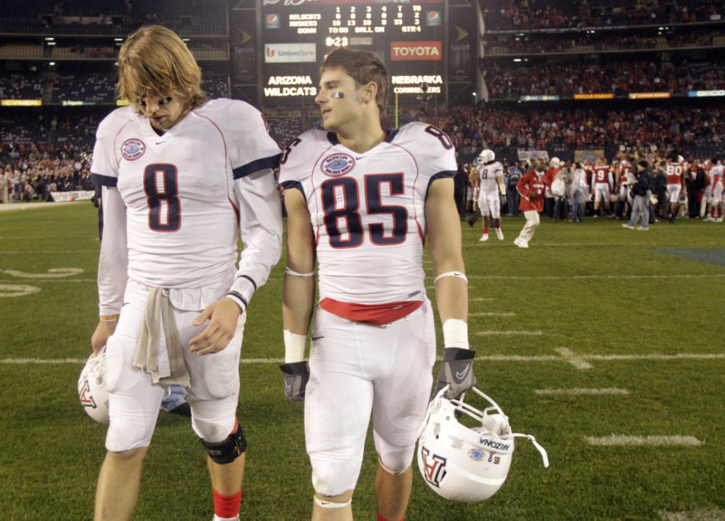 Arizona Wildcats #8 Nick Foles NCAA College Football Jersey White