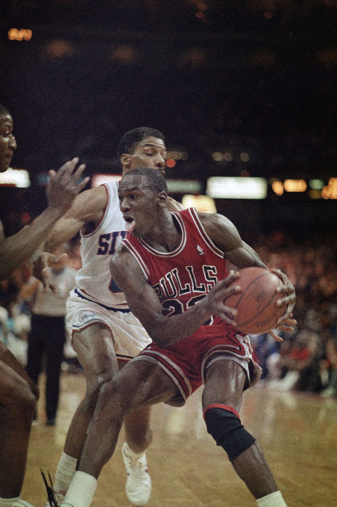All Star Champions Jordan, Bird,,Iverson, McGrady Mens NBA Jersey.1988.  Size 60.