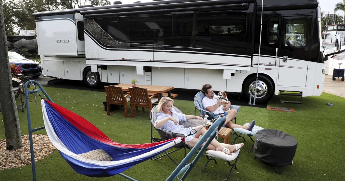 High-end RV resorts grow popular amid the housing crunch. Some deem it ...