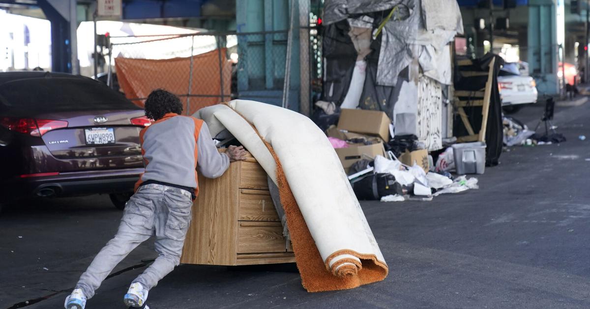Walmart Homeless Homeless encampment sweeps spike in cities across US as housing crisis ...