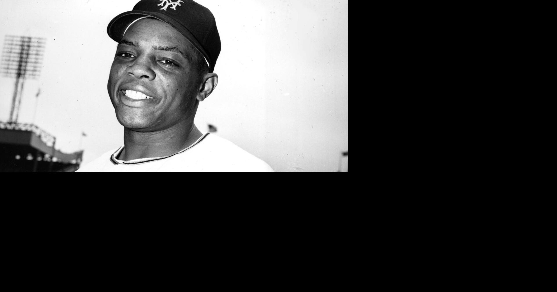 Minneapolis Millers player, Willie Mays, in the clubhouse, 1951