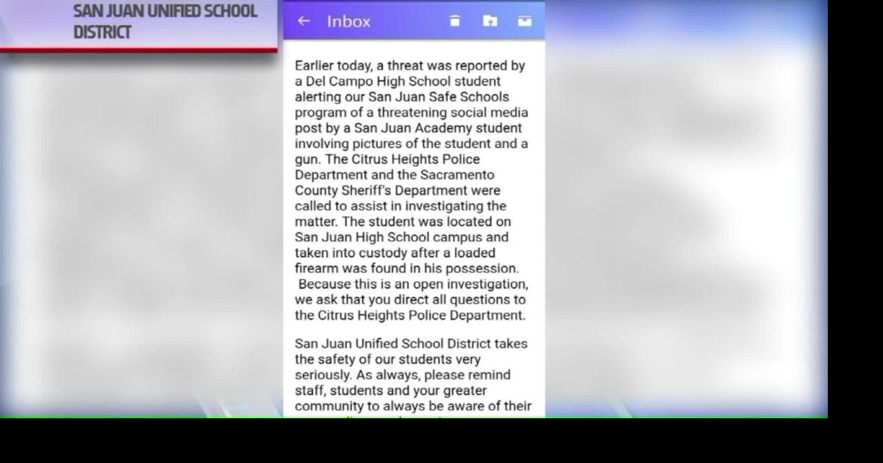 Student Arrested for Bringing Loaded Gun to California High School