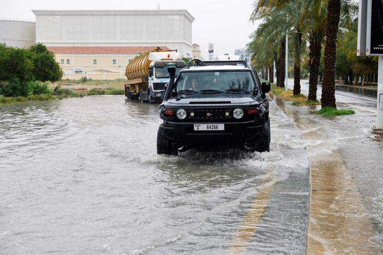 Dubai flights canceled, schools and offices shut as rain pelts UAE just weeks after deadly floods