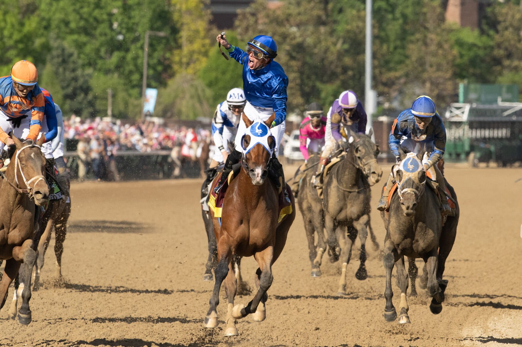 HORSE RACING Pretty Mischievous wins Kentucky Oaks at Churchill