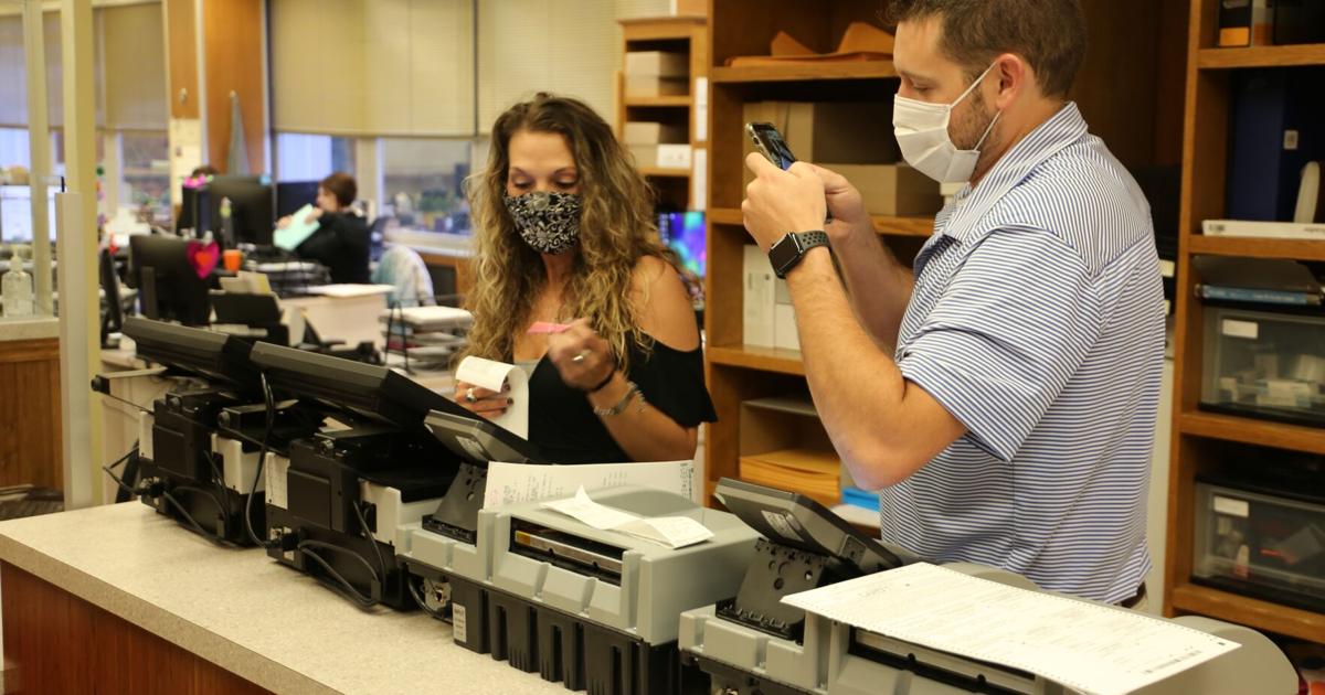 Voting Machine Safe Safe and secure: Voting machine test conducted in Floyd County | News ...