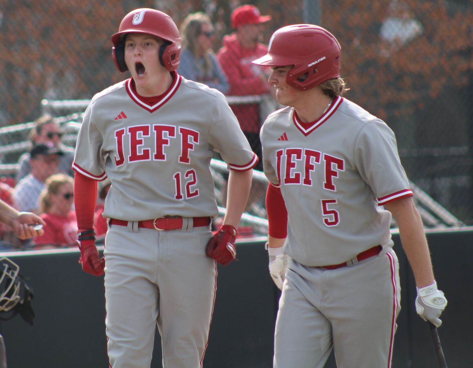 Jeffersonville Red Devils Dominate in Doubleheader Sweep: Crawford Shines, Jaggers Hits a Home Run