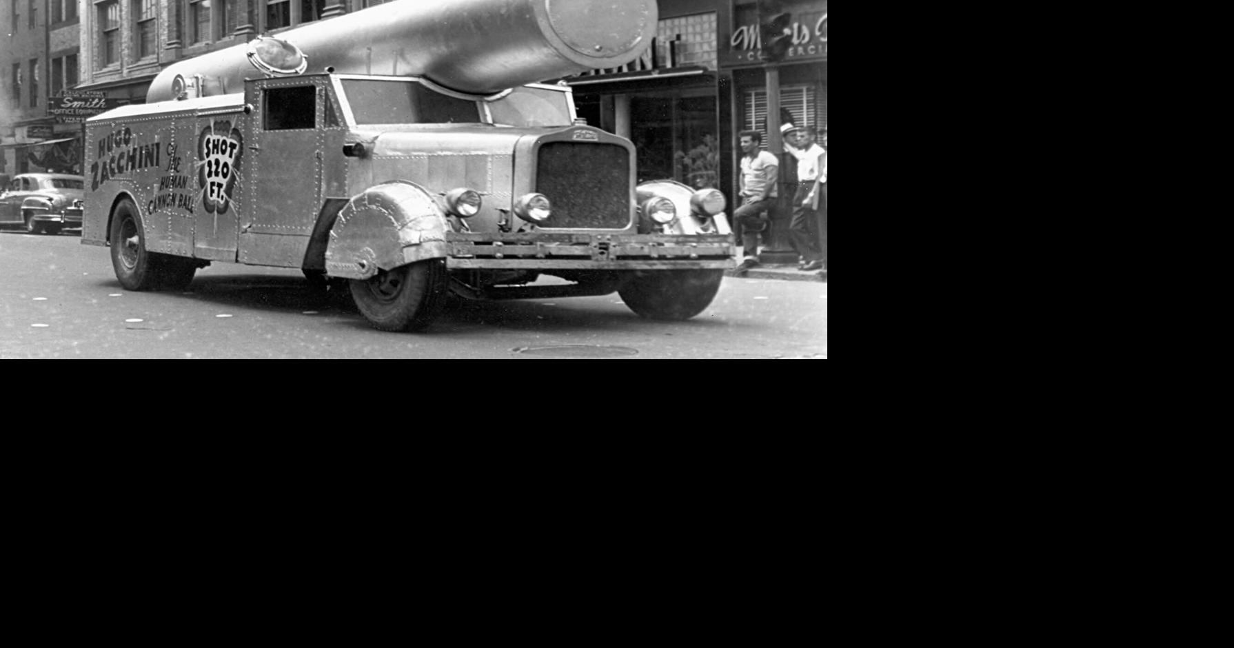 Back in the Barrel: Indiana human cannonball family restoring iconic, dilapidated 1933 contraption