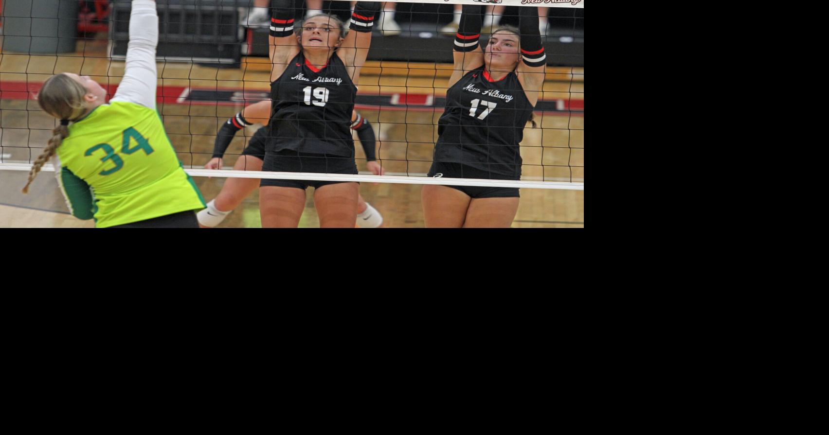 PHOTO GALLERY Floyd Central at New Albany girls' volleyball Multimedia