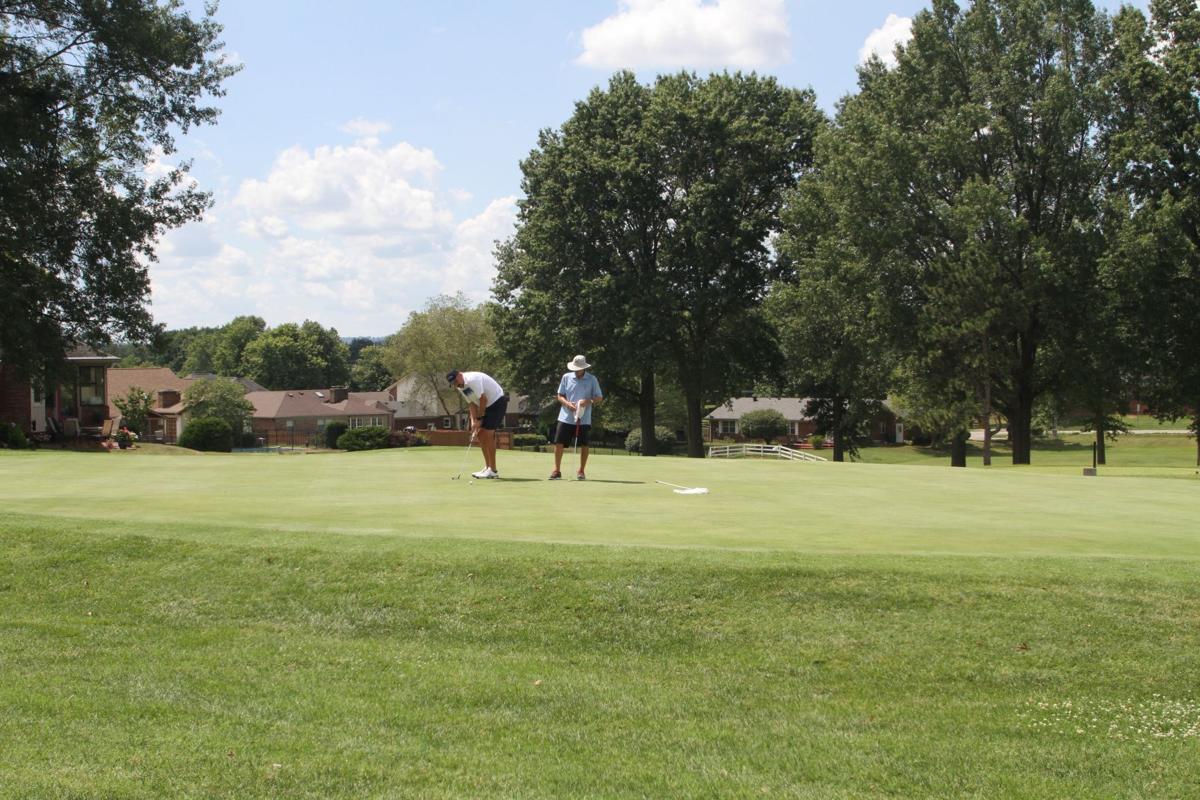 SIGNATURE HOLE No. 12 at Elk Run includes a long, uphill approach Sports