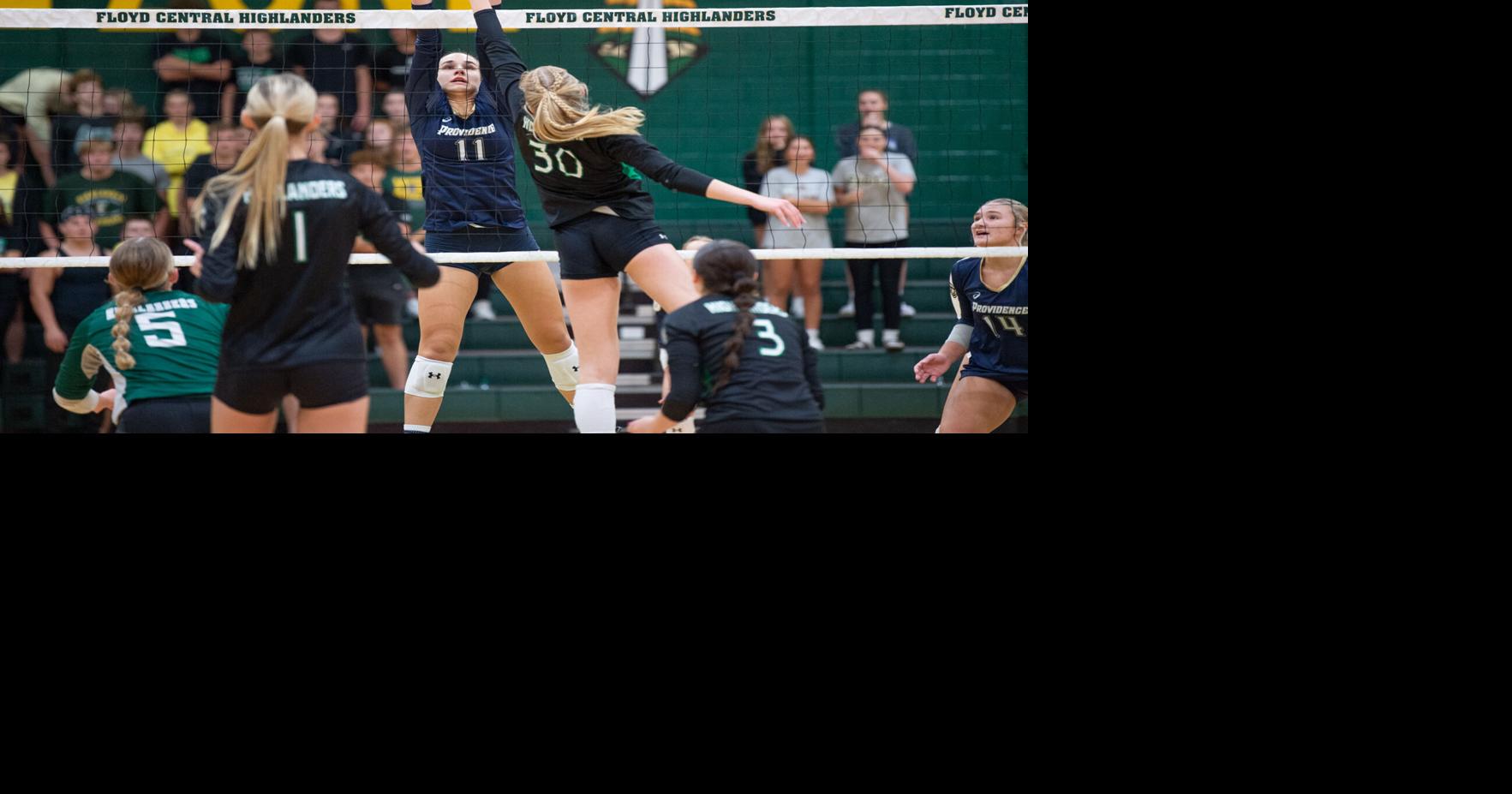 GIRLS' VOLLEYBALL Pioneers sweep Floyd Central Sports