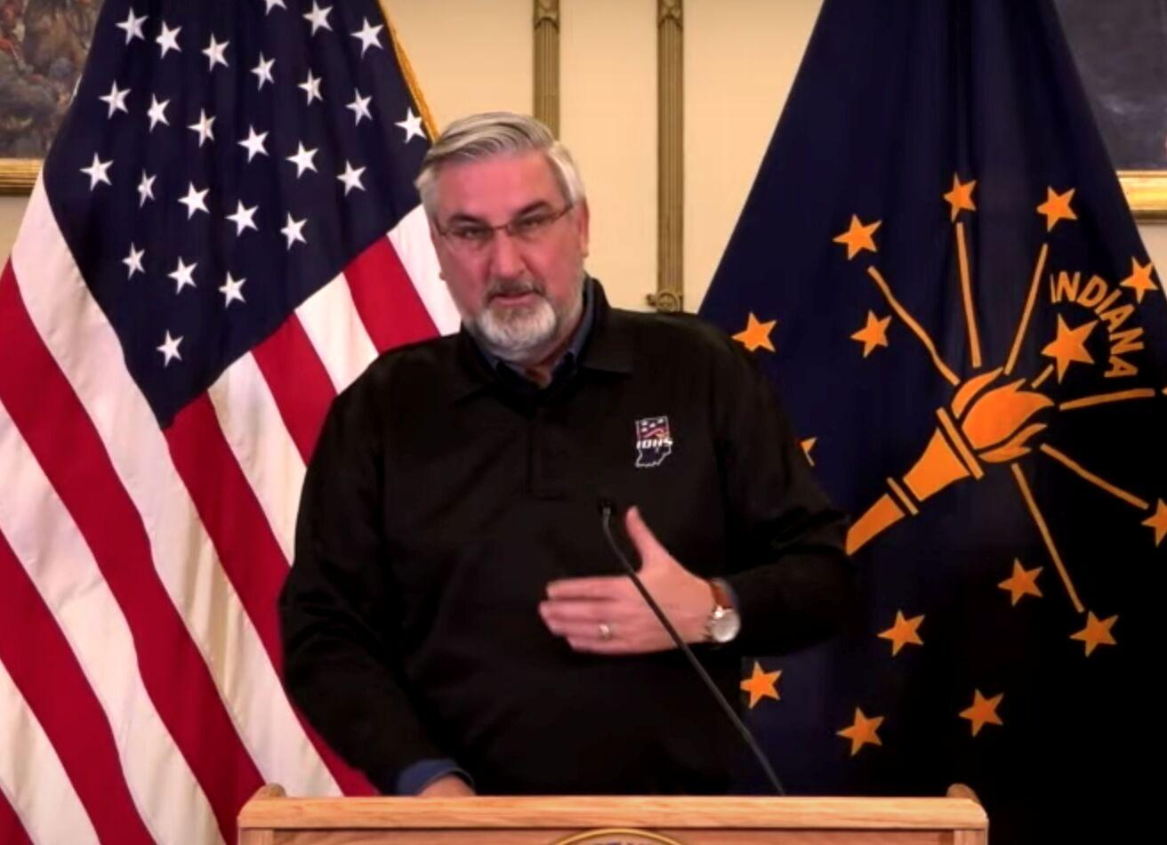 Gov Eric Holcomb Snow Storm