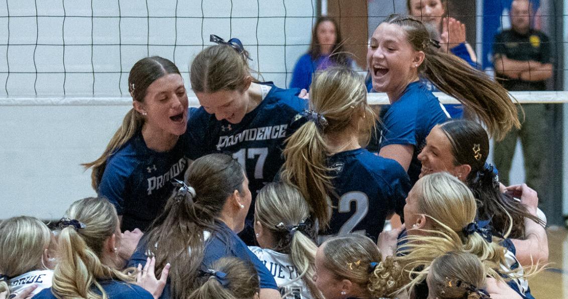 PHOTO GALLERY: Providence downs Charlestown in Class 3A Silver Creek Sectional final girls' volleyball