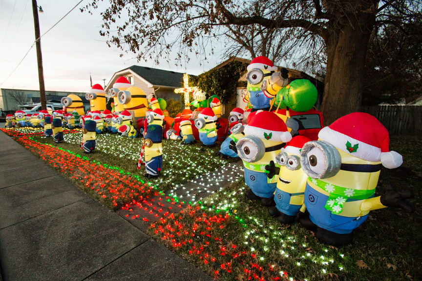 Minion Christmas display goes viral — here's why the New Albany