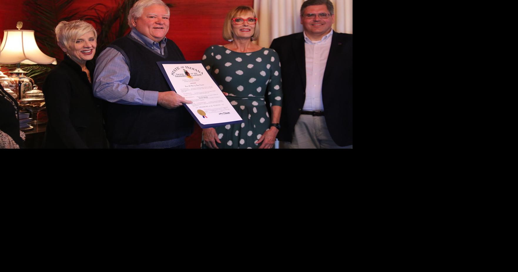 Larry Ricke receives Sagamore of the Wabash award | News ...