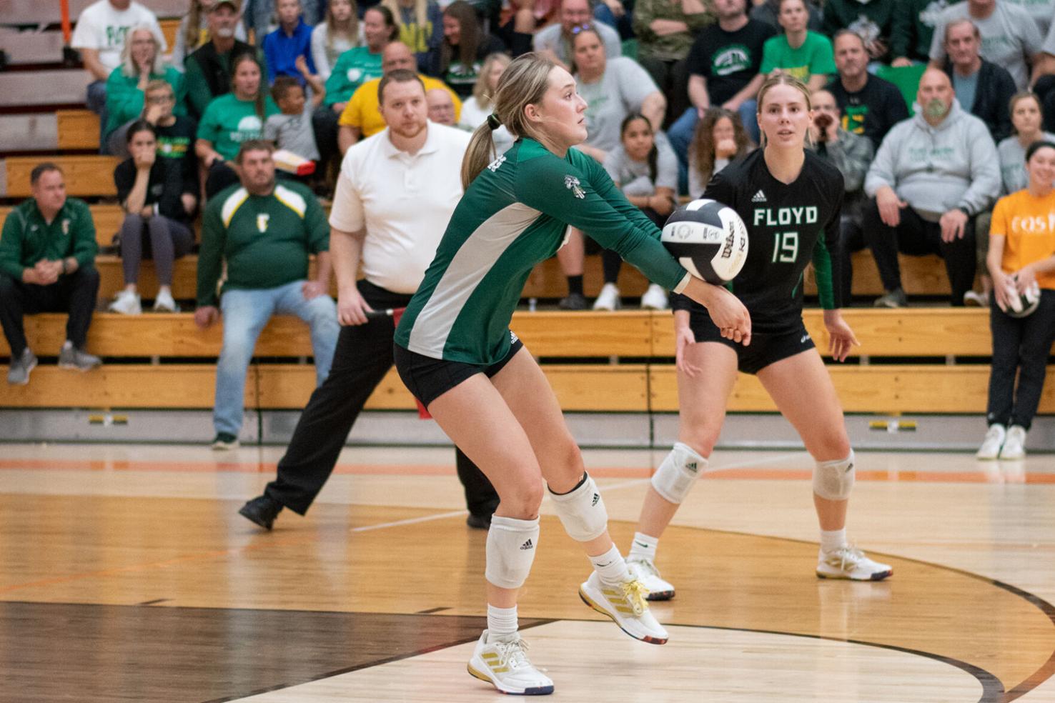 HIGH SCHOOL VOLLEYBALL Yorktown downs Floyd Central in 4A semistate