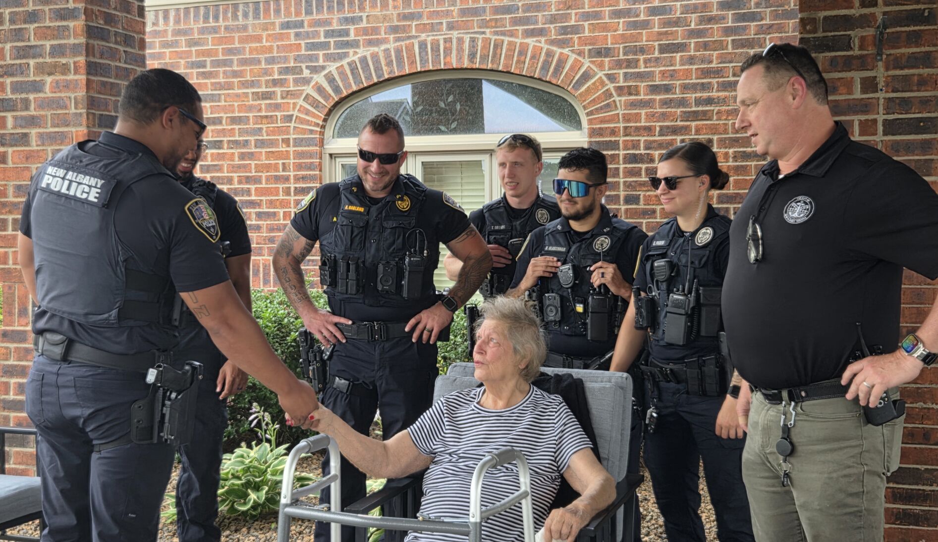 First woman to serve as New Albany police officer celebrates 90th