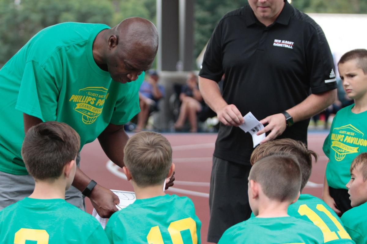 Basketball Fourth Graders Debut Covered Outdoor Court In New