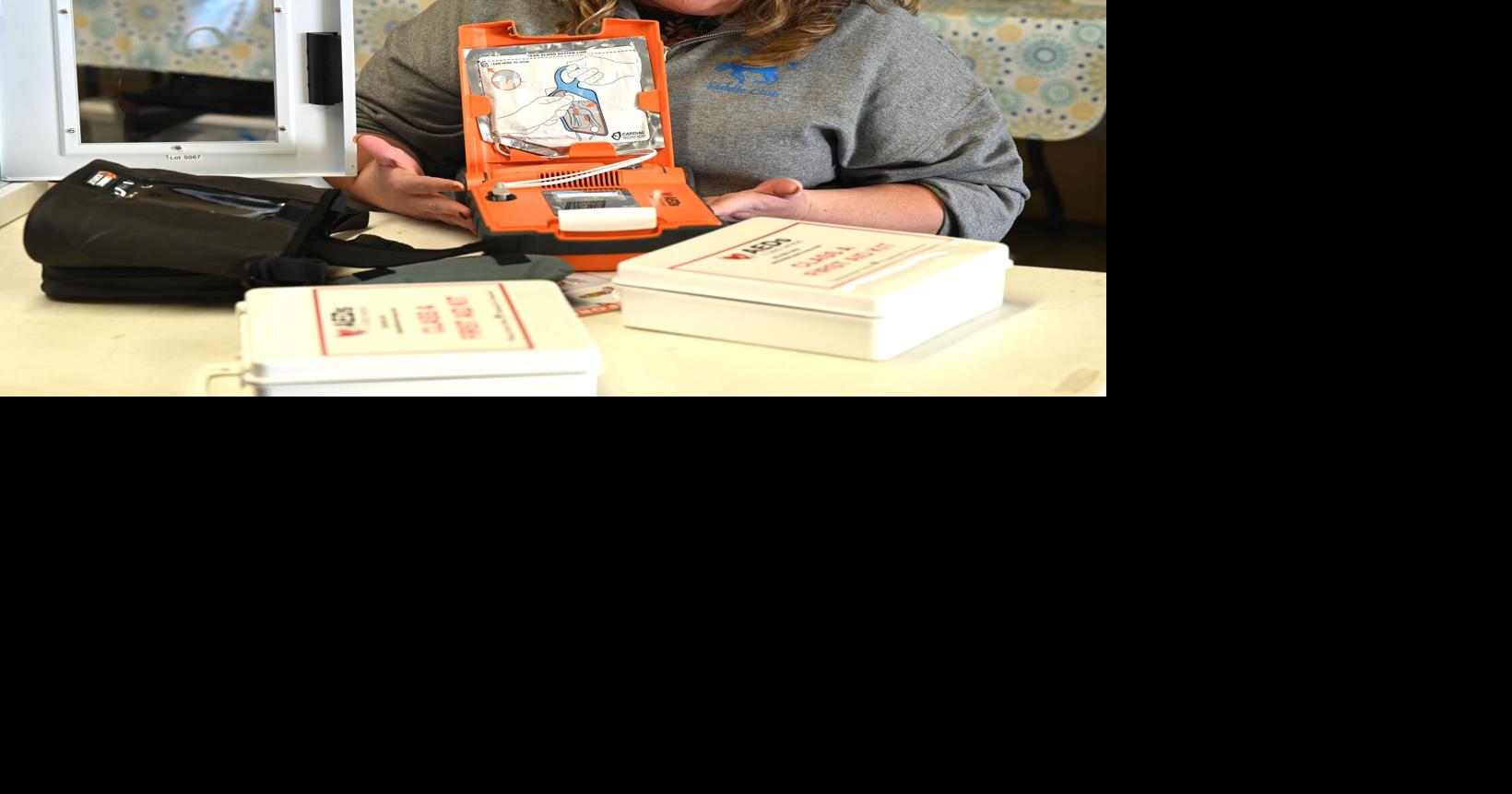 Grant brings defibrillator, first aid kits to Clark County Fairgrounds