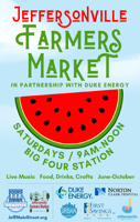Saturday is opening day for the Jeffersonville Farmers Market