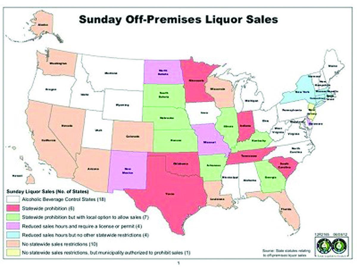 Sizing up Sunday alcohol sales News